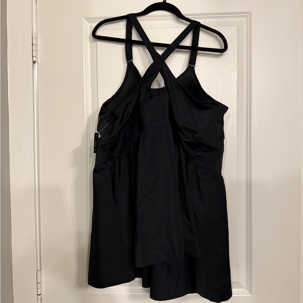 Wire Free Racerback Tankini Torrid Size 6-DD/F - Picture 4 of 6